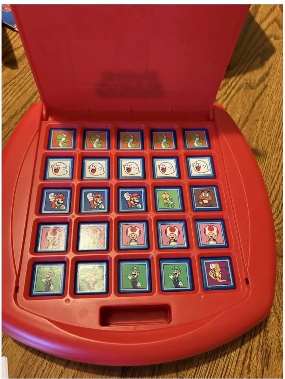 Nintendo Super Mario Red Matching Cube Game